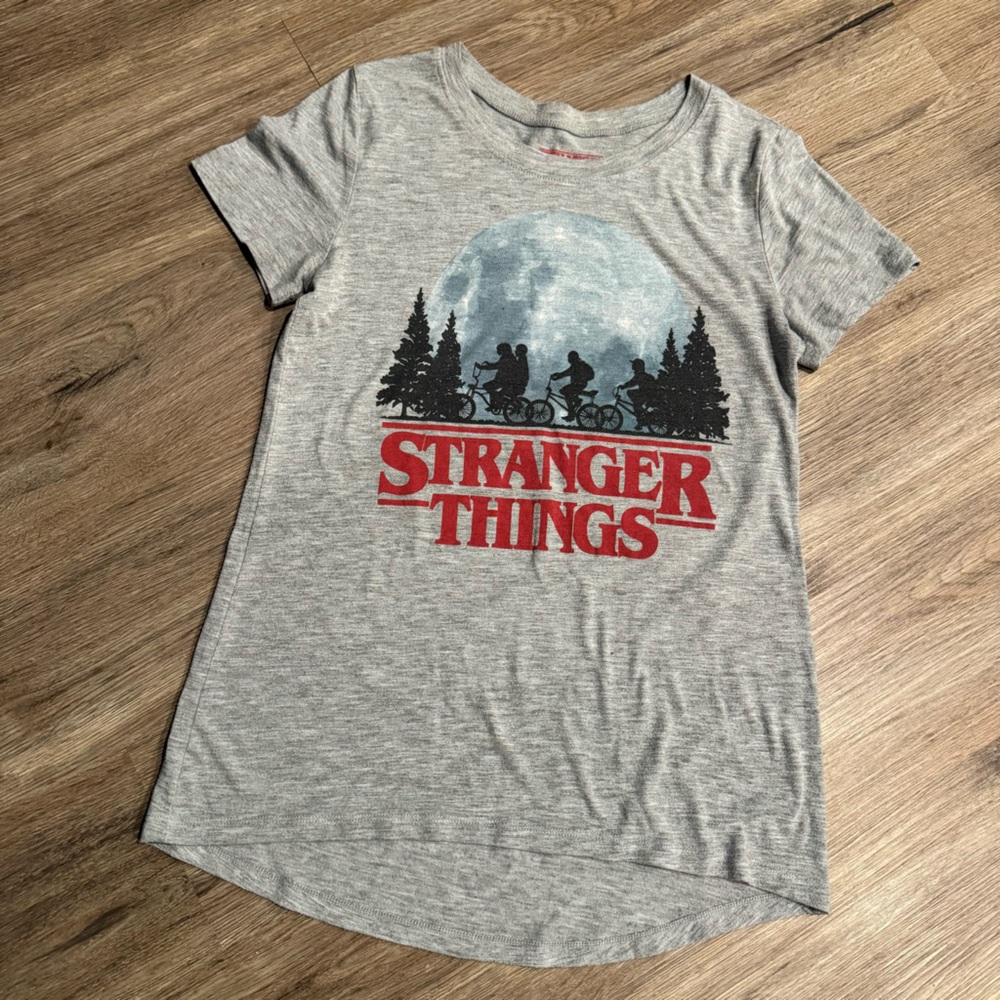 Netflix Gray Stranger Things Short Sleeve Tee